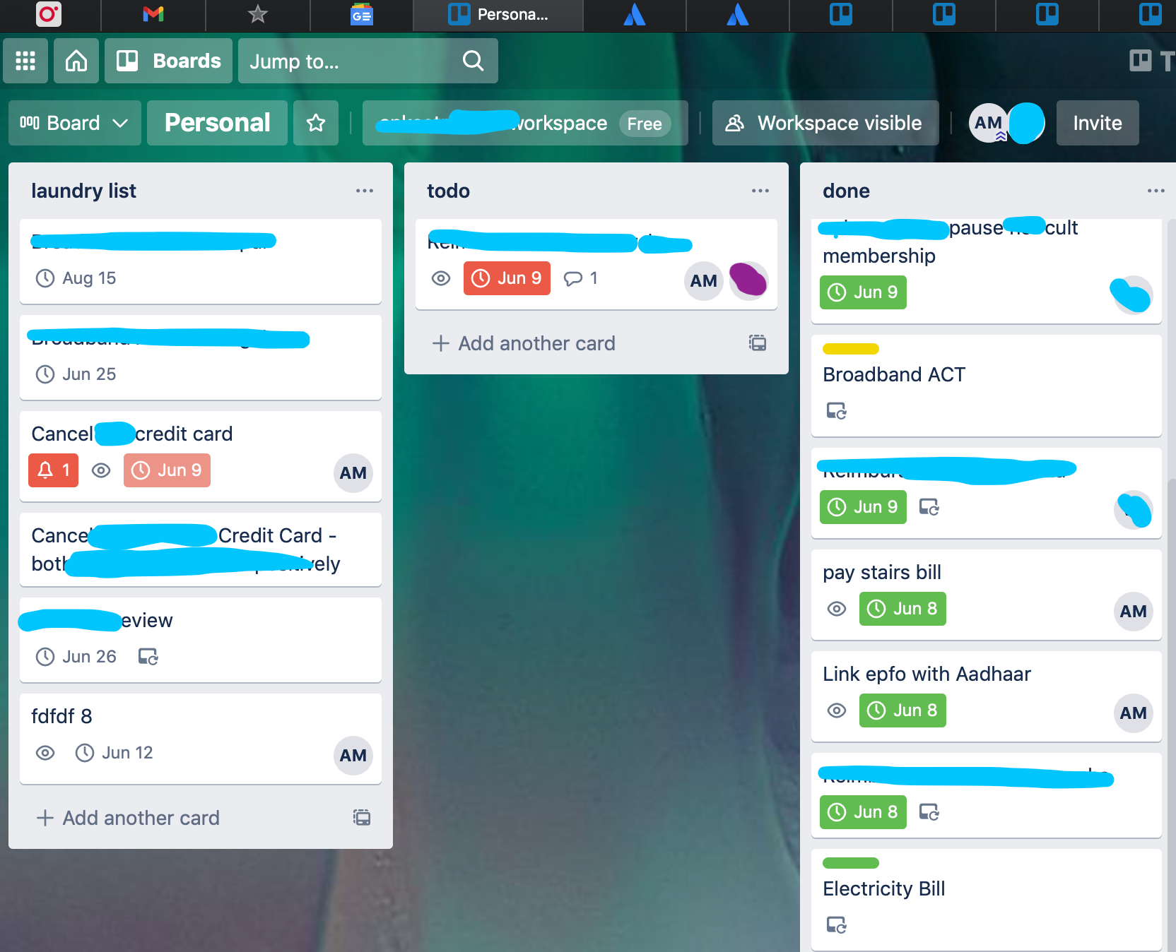 trello board